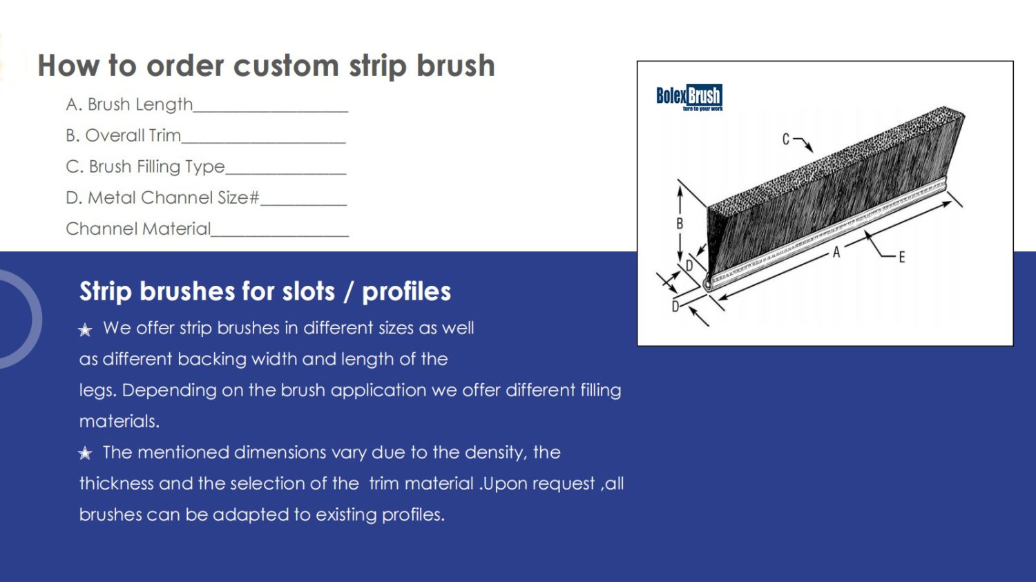 Custom Brushes Built for Your Application