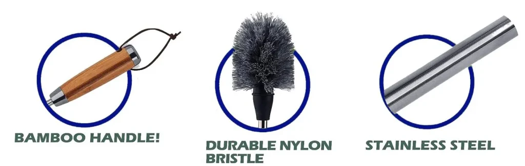 Durable Nylon Bristles