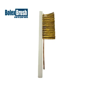 Brass Wire Brush With Plastic Handle